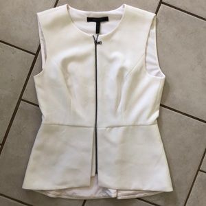 White BCBG blouse